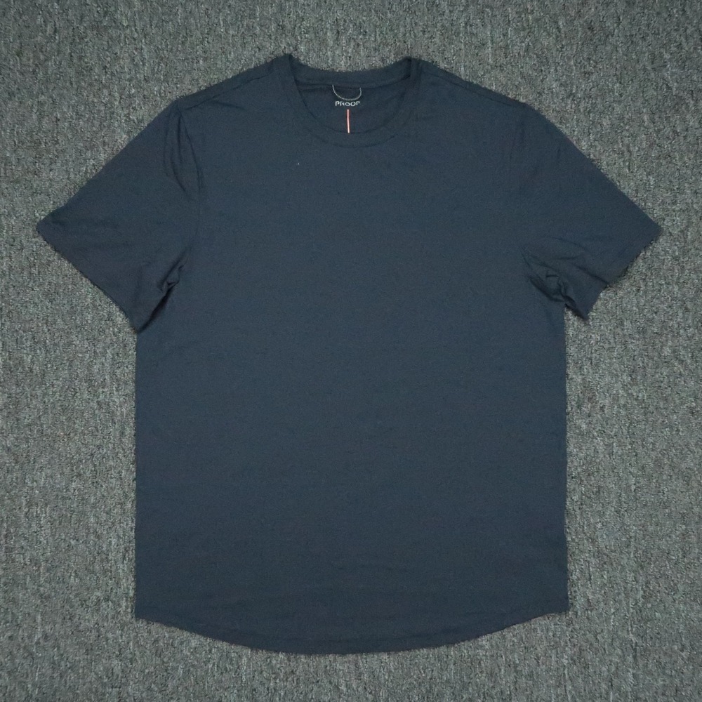Proof Shirt Mens Large Blue Performance Short Sleeve Crew Tee Huckberry